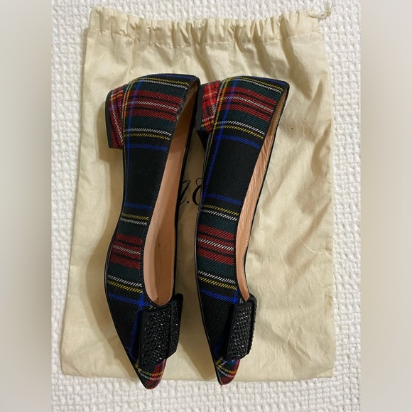 J.Crew Tartan Plaid Women’s Flats - Picture 4 of 6